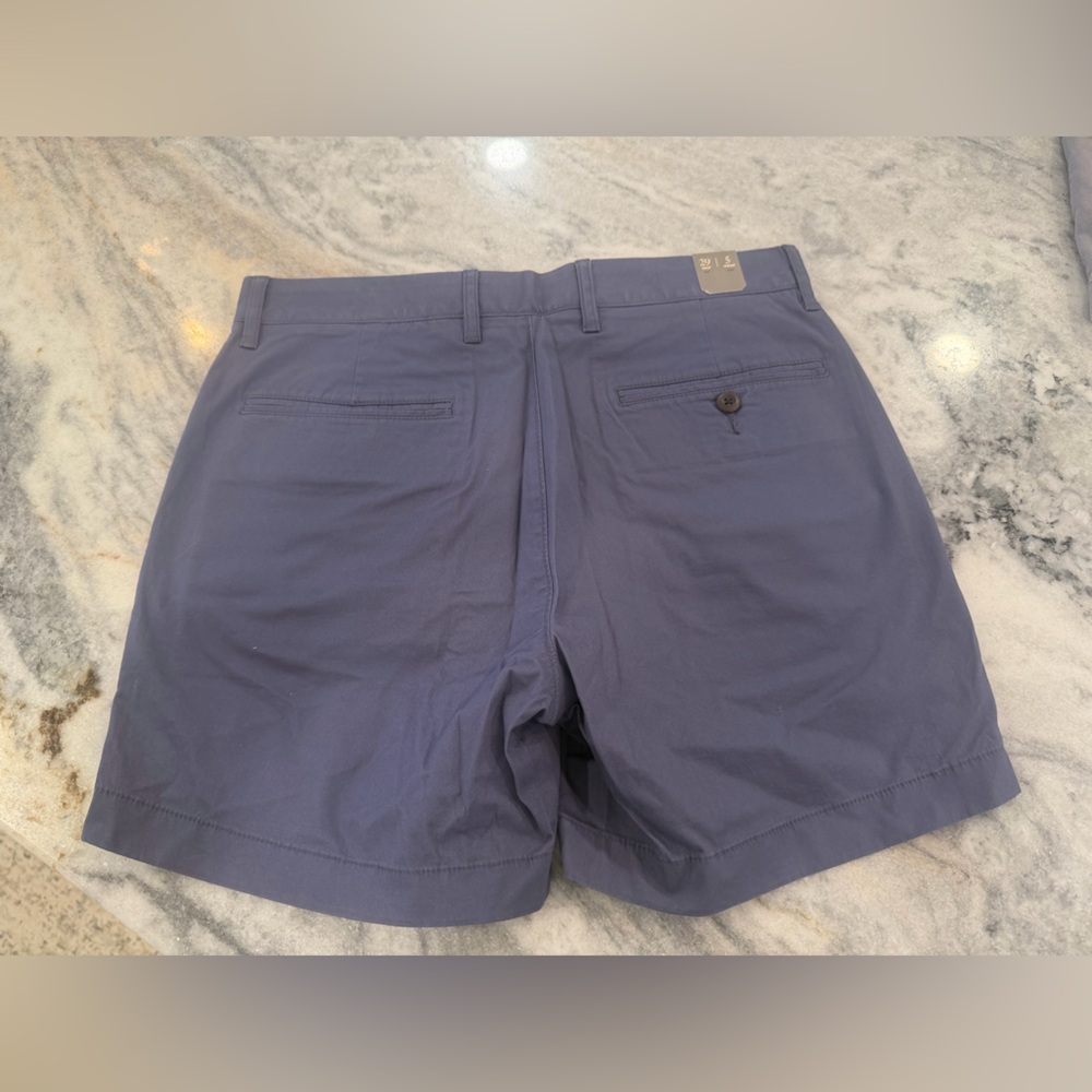 J. Crew Blue Flat Front Men Shorts